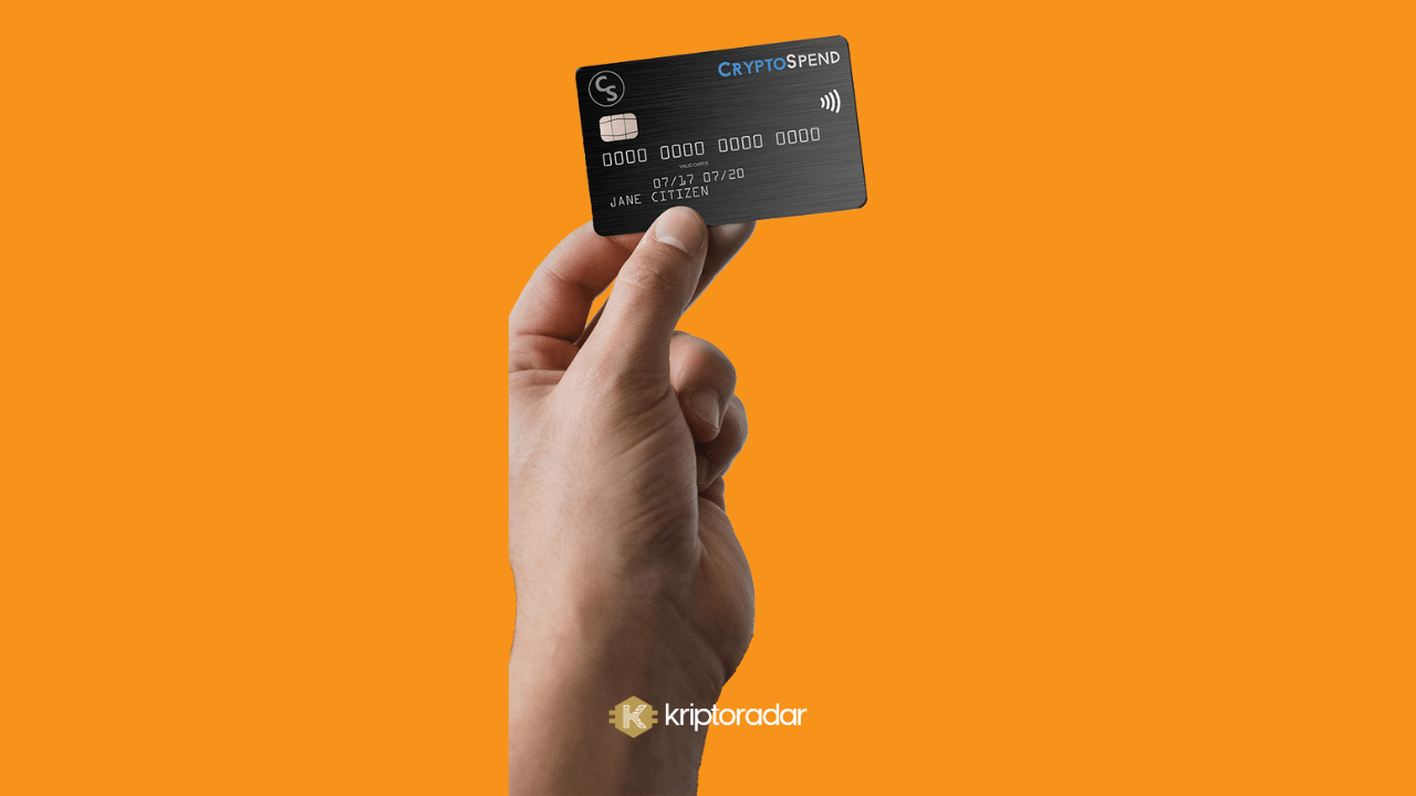 CryptoSpend için Bitcoin harcama kartı