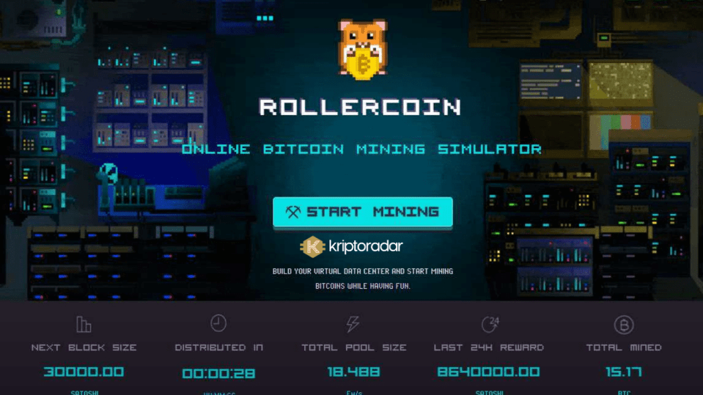 RollerCoin Online Bitcoin Mining Sİmulator 01
