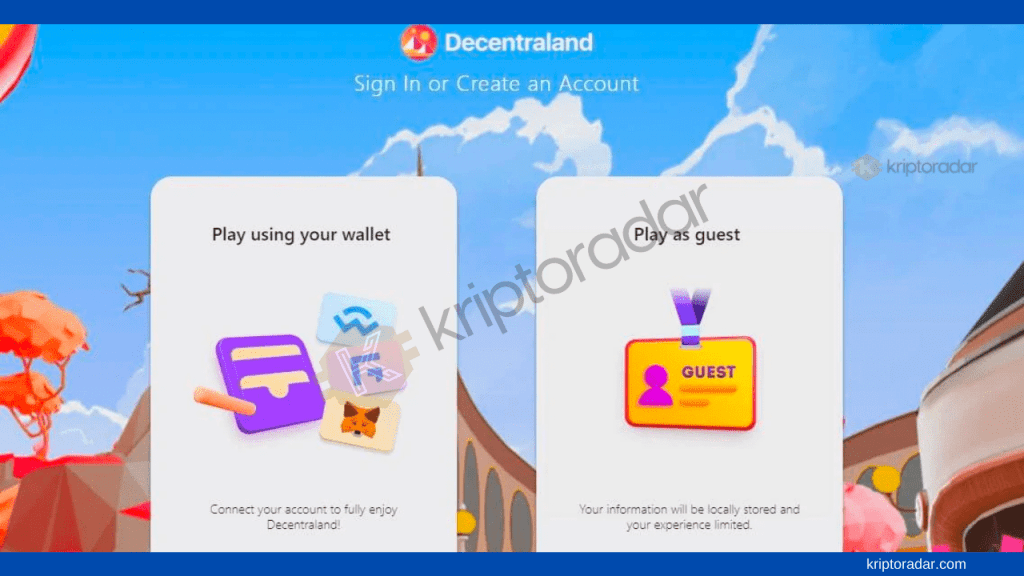 Decentraland Sign In