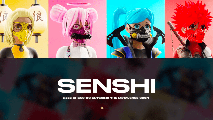 Senshi: 3D Sanattan Esinlenen 5.555 Benzersiz NFT