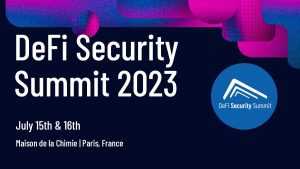 DeFi Security Summit 2023: Blokzincir teknolojisi, kripto para birimleri ve diğer merkezi olmayan finansal (DeFi) protokollerine yönelik güvenliğe odaklanan önemli bir etkinliktir.